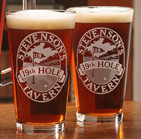 19th Hole Tavern Pint Glass