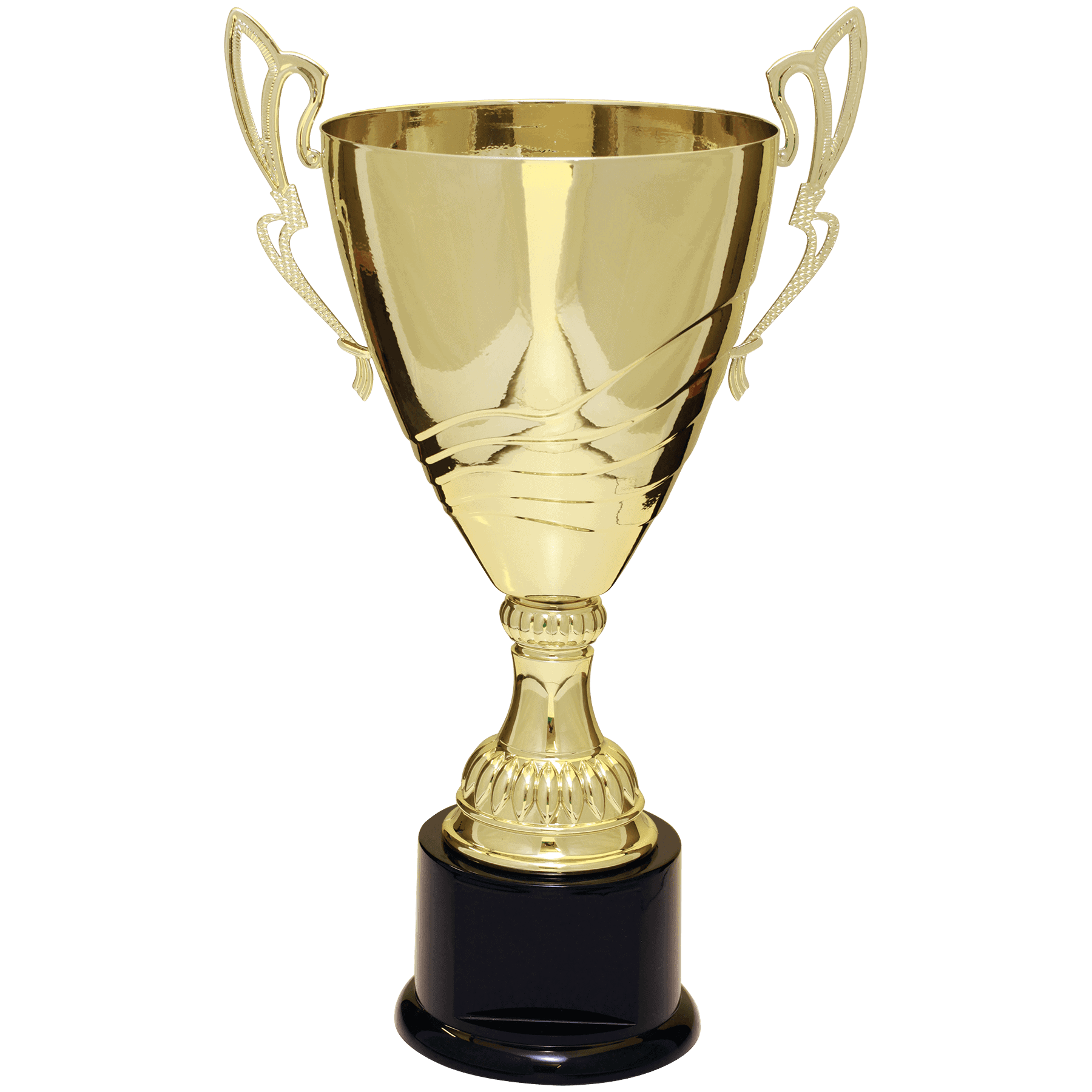 Gold Completed Metal Cup Trophy on Plastic Base 16 3/4 " CMC322G
