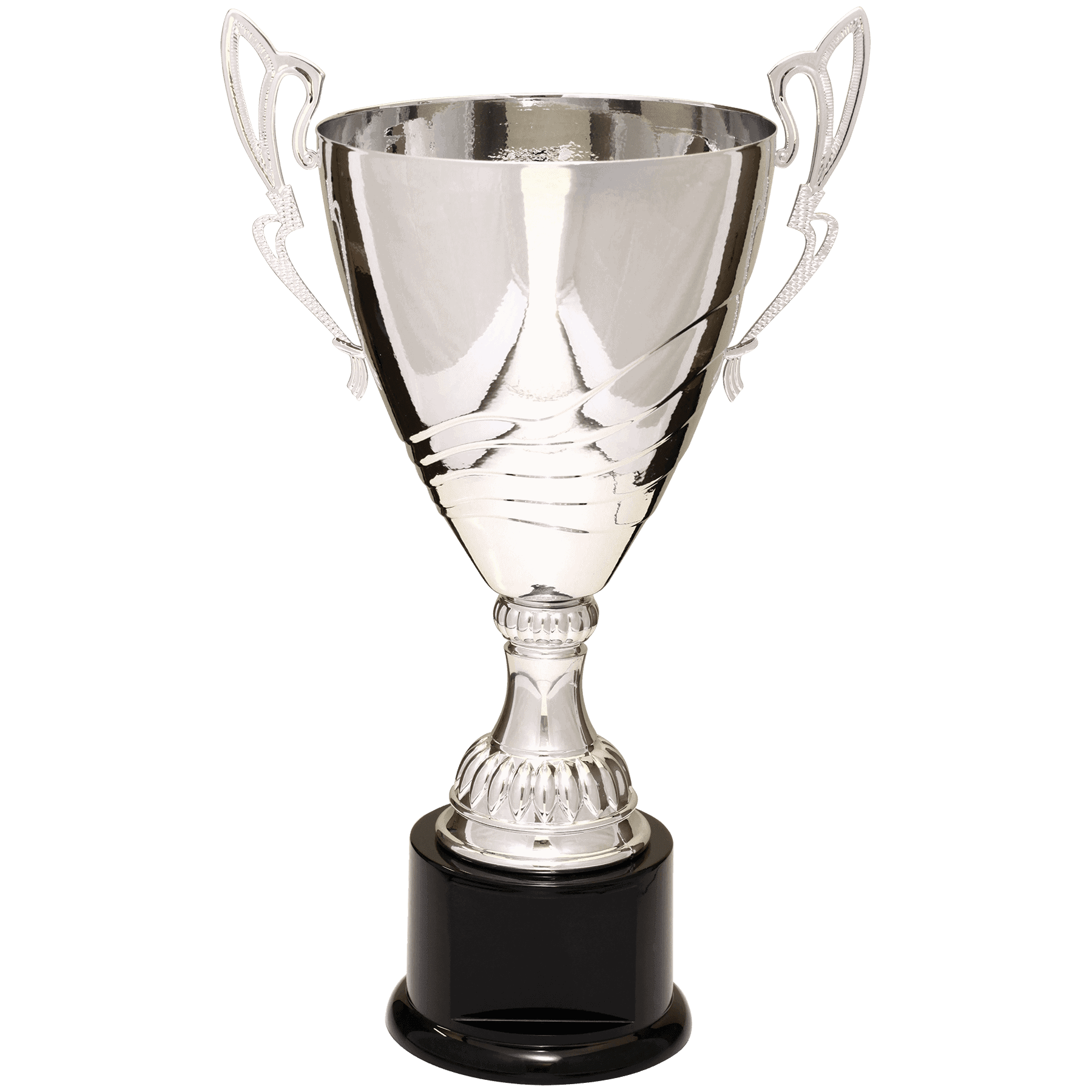 Silver Completed Metal Cup Trophy on Plastic Base 16 3/4 " CMC322S