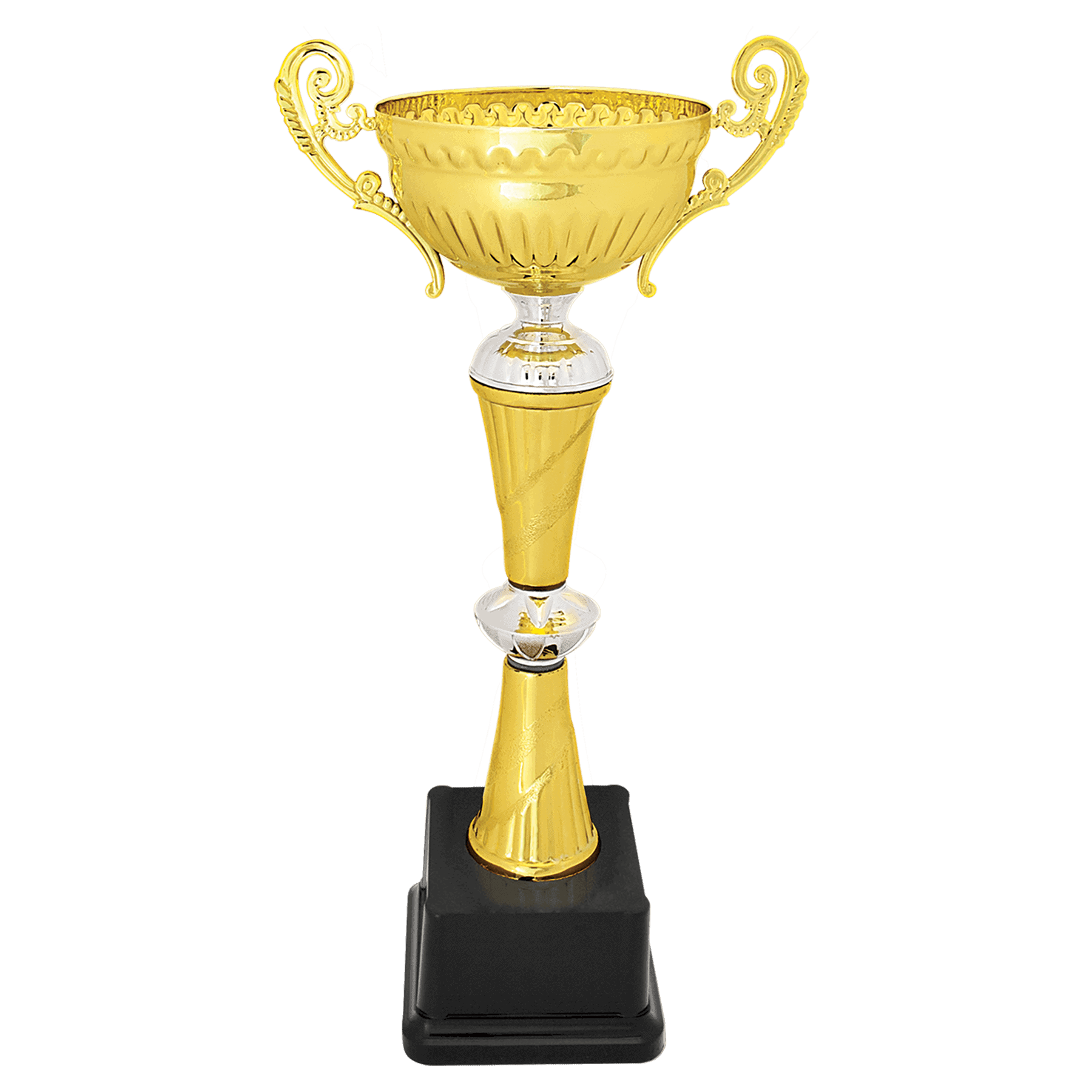 Gold/Silver Completed Metal Cup Trophy 12 " CMC351