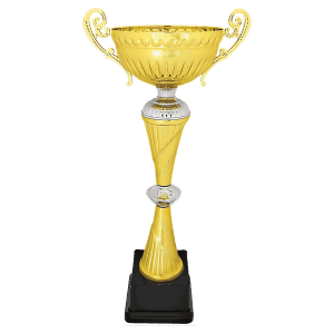 Gold/Silver Completed Metal Cup Trophy 16 3/4 " CMC353