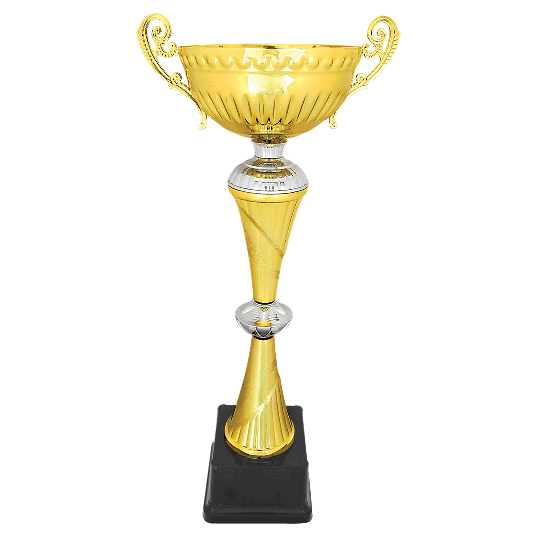 Gold/Silver Completed Metal Cup Trophy 18 3/4 " CMC354