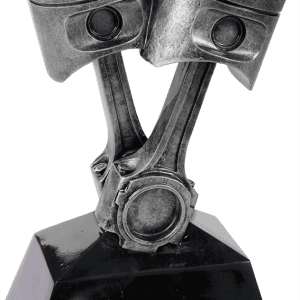 Piston Resin 7" Antique Silver