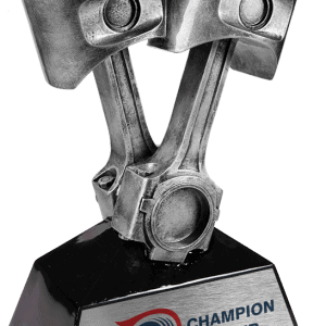 Piston Resin 11" Antique Silver