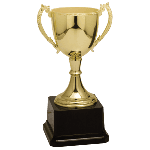 Gold Completed Zinc Cup Trophy 8 3/4 " CZC603G