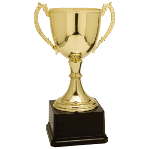 Gold Completed Zinc Cup Trophy 12 3/4 " CZC607G