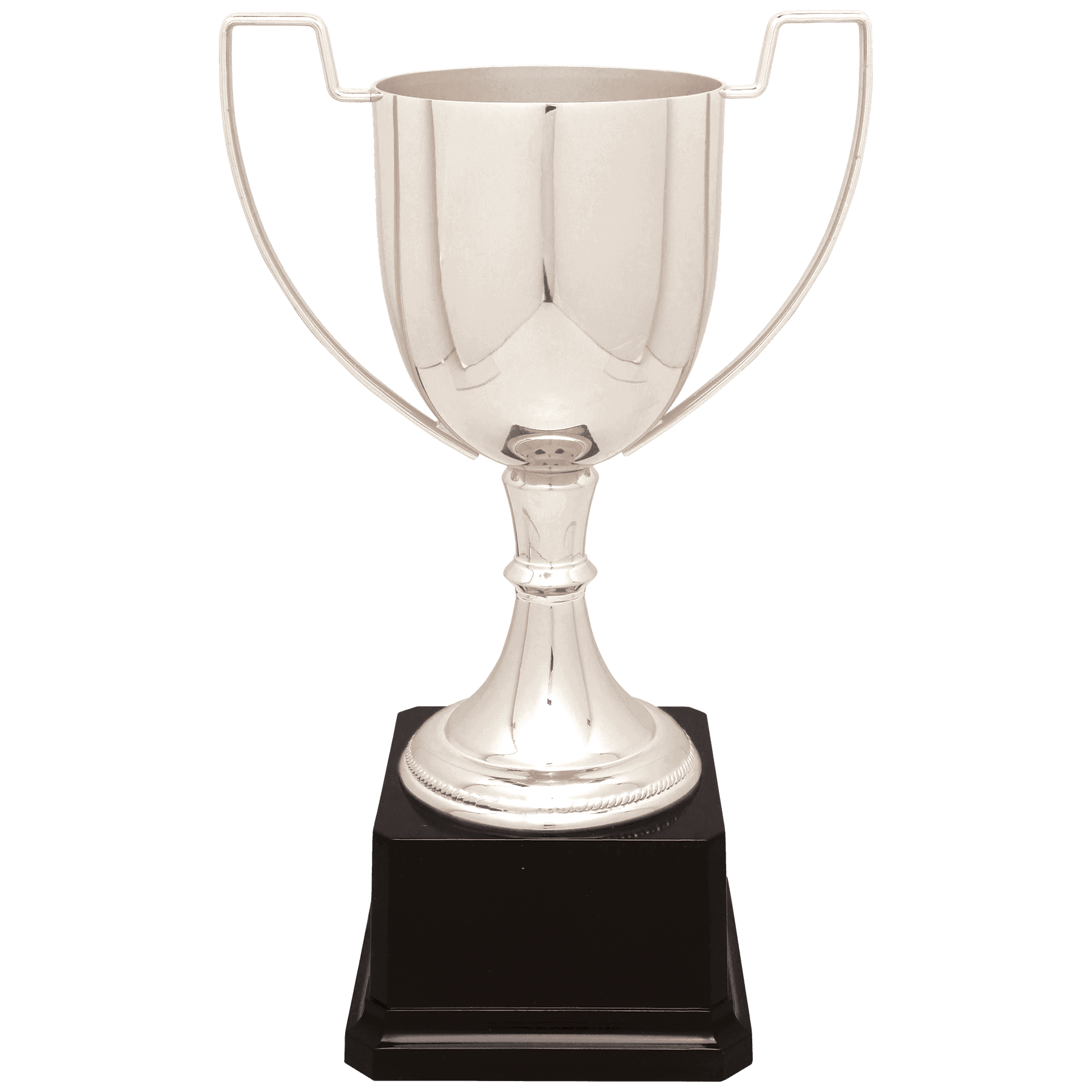 Silver Completed Zinc Cup Trophy on Plastic Base 10 1/2 " CZC701S