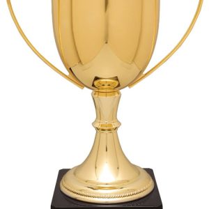 Gold Completed Zinc Cup Trophy on Plastic Base 14 1/4 " CZC704G