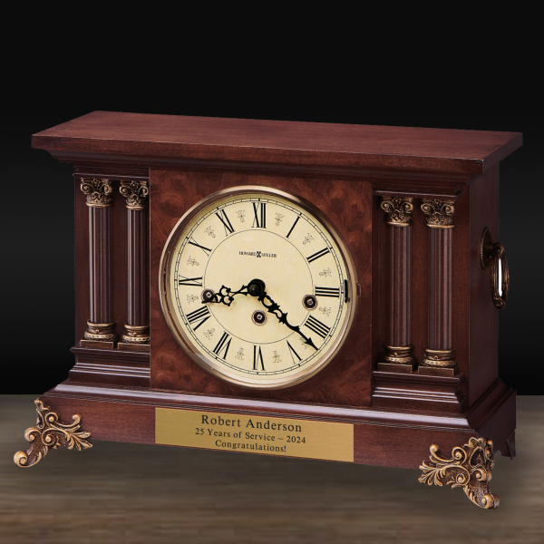 Personalized Howard Miller Circa Mantel Clock