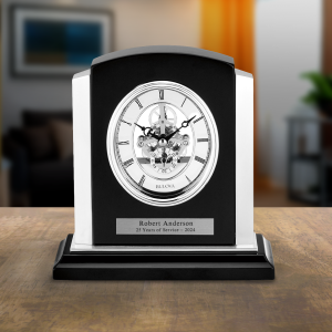Personalized Bulova Faith Table Clock