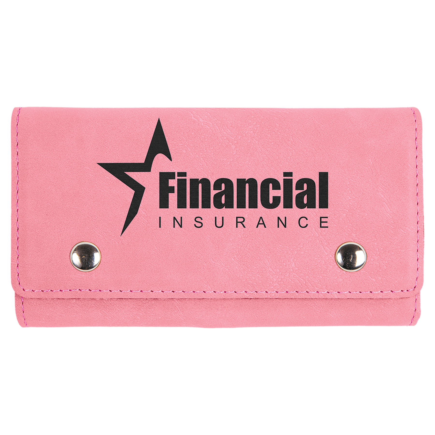 Card & Dice Set, Laserable Leatherette - Pink