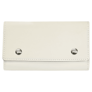 Card & Dice Set, Laserable Leatherette - White
