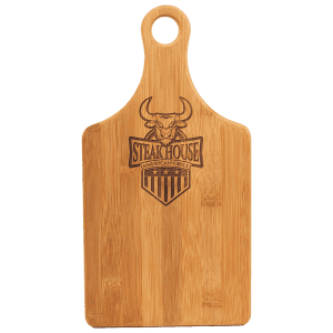 Paddle Shape Bamboo Cutting Board 13 1/2" x 7"