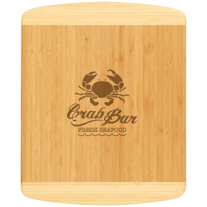 2-Tone Bamboo Cutting Board 13 1/2" x 11 1/2"
