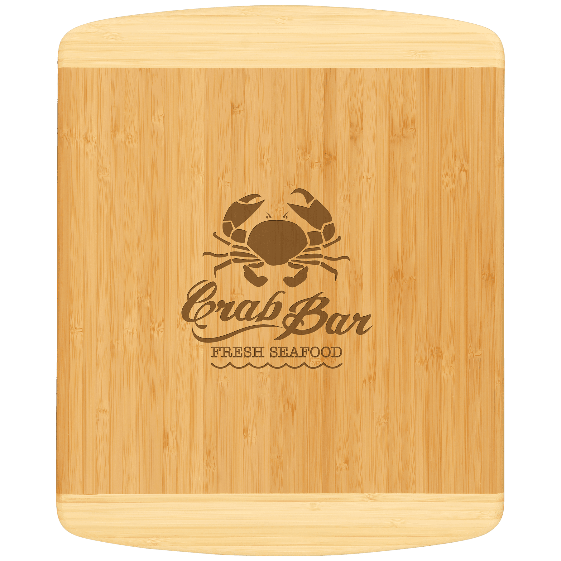 2-Tone Bamboo Cutting Board 13 1/2" x 11 1/2"