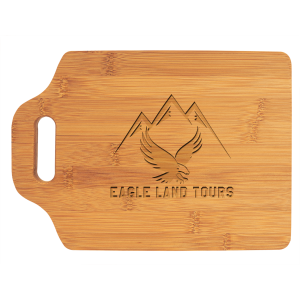 Bamboo Cutting Board with Handle 11" x 7 3/4"