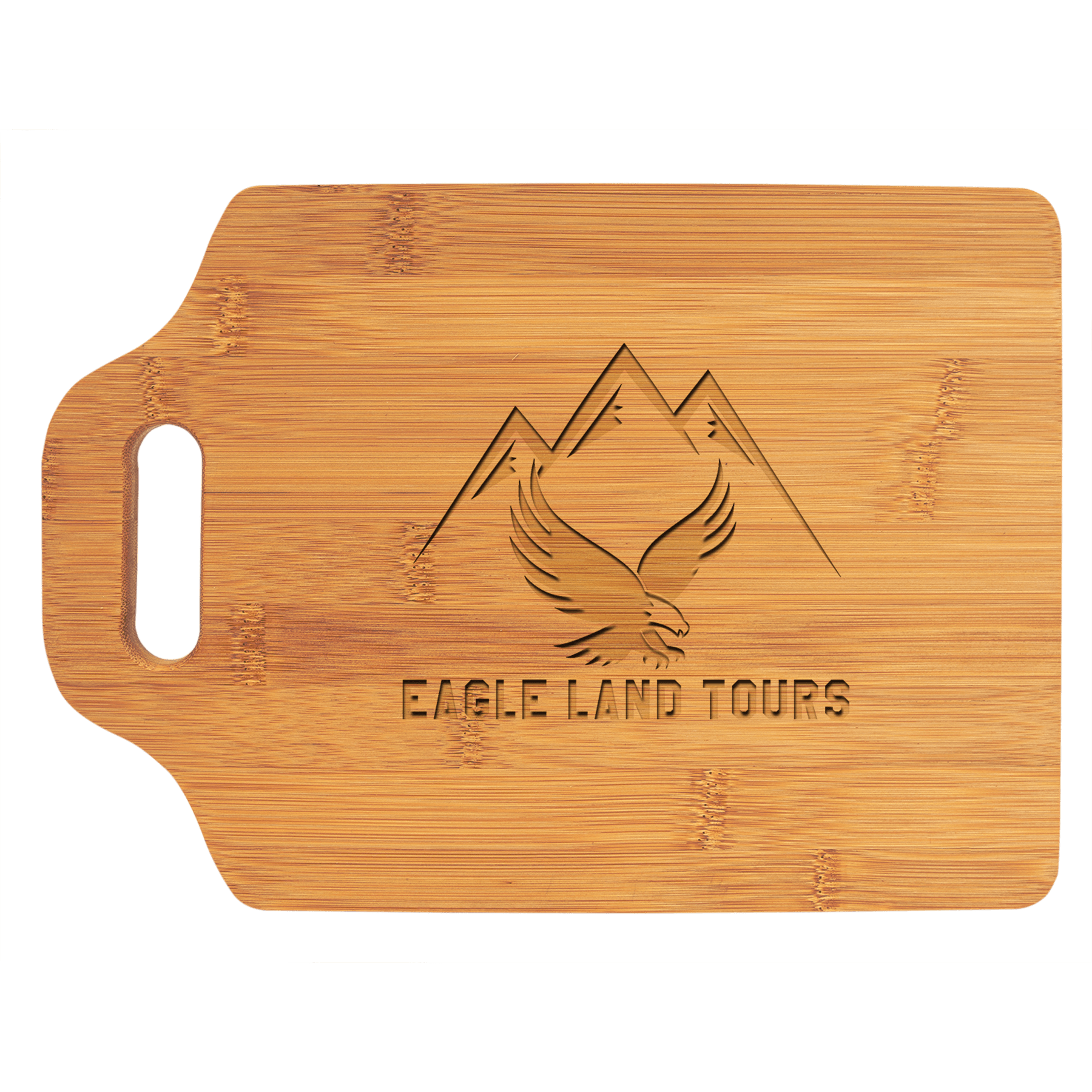 Bamboo Cutting Board with Handle 11" x 7 3/4"