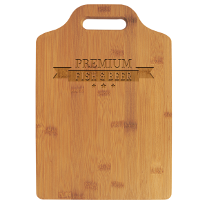 Bamboo Cutting Board with Handle 13" x 9"