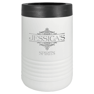 Insulated Beverage Holder - White