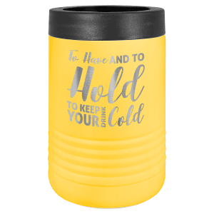 Insulated Beverage Holder - Yellow