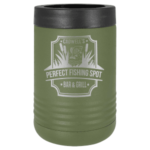 Insulated Beverage Holder - Olive Green