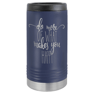 Slim Insulated Beverage Holder - Navy Blue