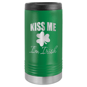 Slim Insulated Beverage Holder - Green