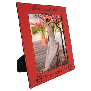 Laserable Leatherette Photo Frame 8" x 10" Red