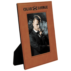 Laserable Leatherette Photo Frame 5" x 7" Rawhide