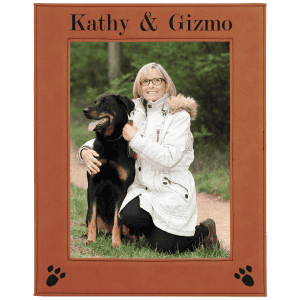 Laserable Leatherette Photo Frame 8" x 10" Rawhide