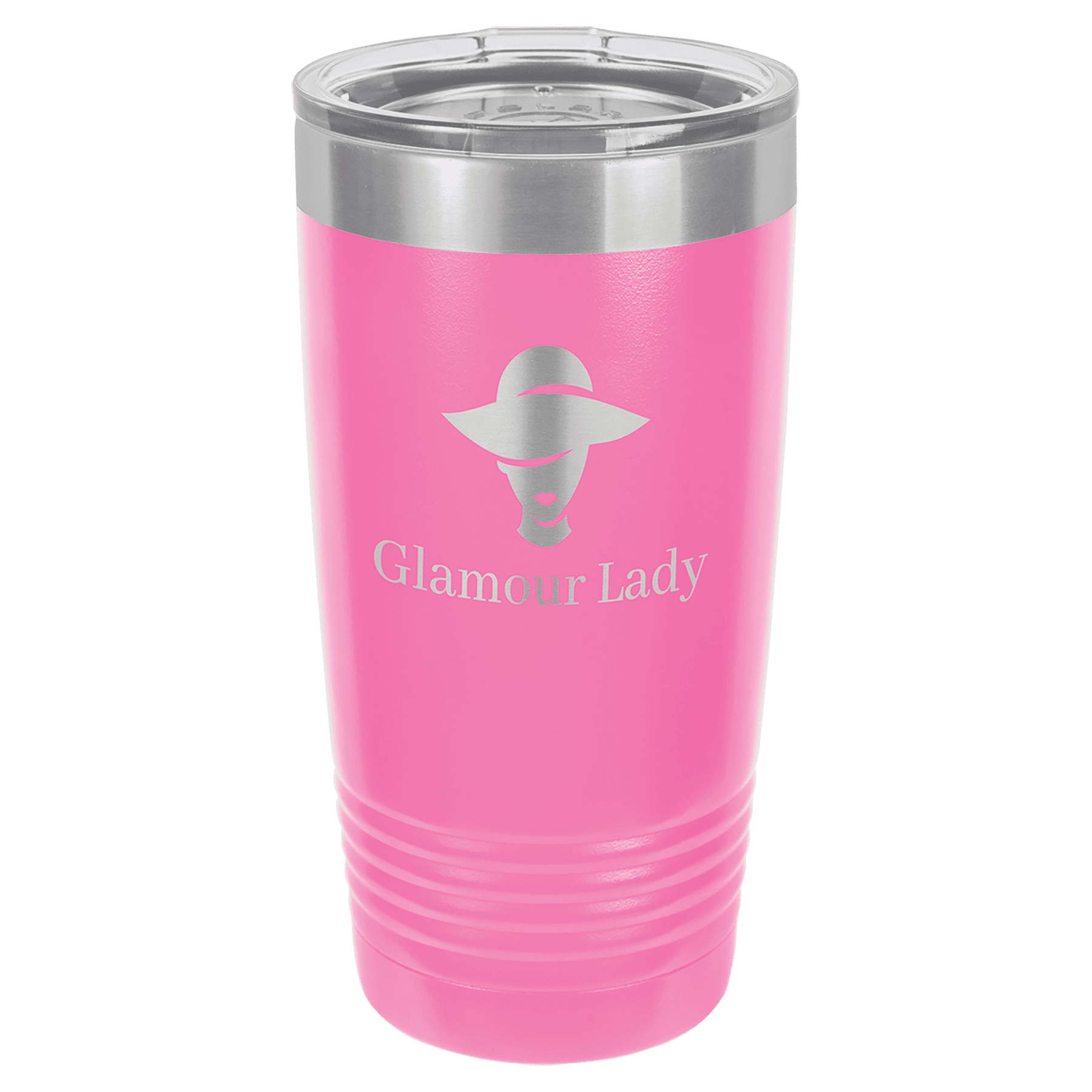 20 oz. Stainless Steel Ringneck Tumbler - Pink