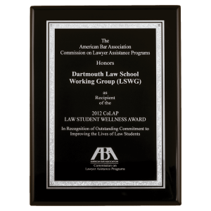 Airflyte  Black Piano Finish Plaque with Black Laser Engravable Aluminum Florentine Silver Border Plate 7" x 9"  P4547