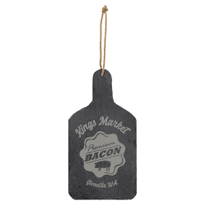 Rectangle Slate Cutting Board with Hanger String 13 1/2" x 7"