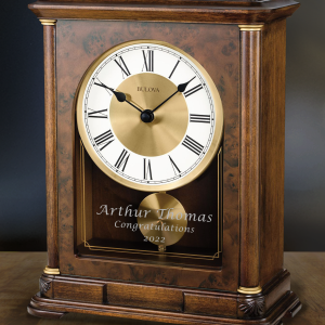 Personalized Bulova Vanderbilt Clock